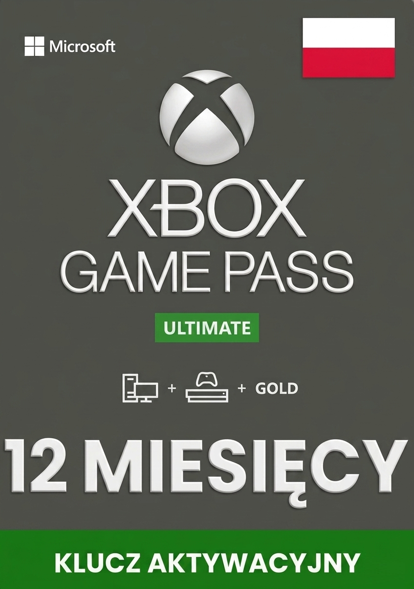 XBOX GAME PASS ULTIMATE 12 MIESIĘCY EA PLAY + LIVE GOLD + CORE