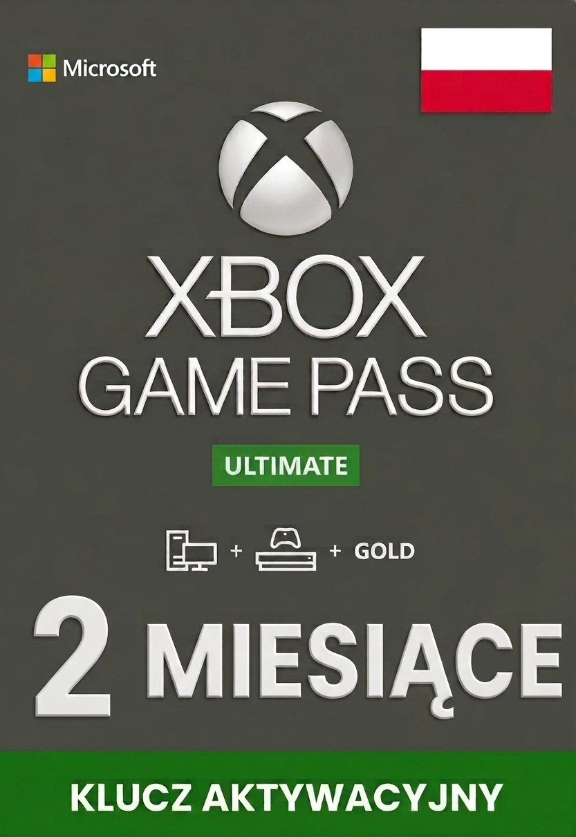 XBOX GAME PASS ULTIMATE 2 MIESIĄCE 60 DNI EA PLAY + LIVE GOLD + CORE