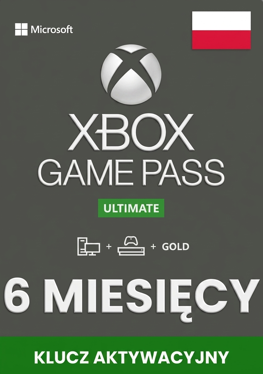 XBOX GAME PASS ULTIMATE 6 MIESIĘCY 180 DNI EA PLAY + LIVE GOLD + CORE